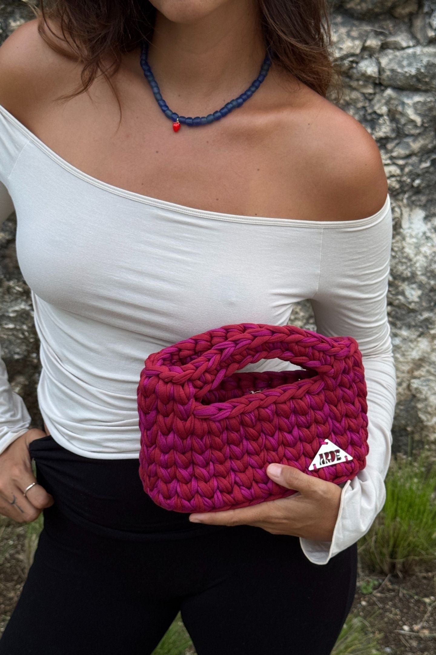RIO MINI BASKET - Red & Fuchsia