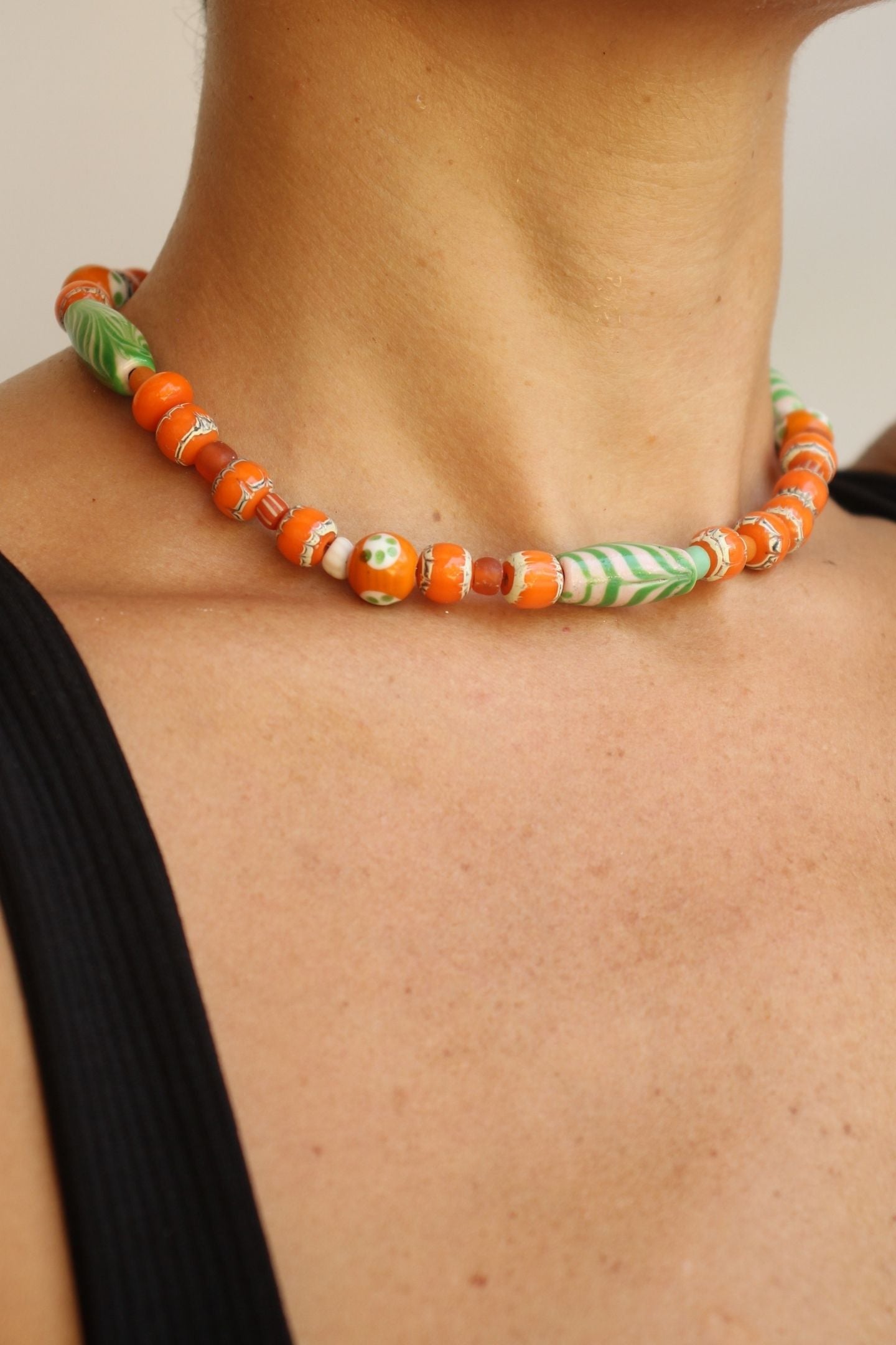 RIANG NECKLACE - Orange Lime