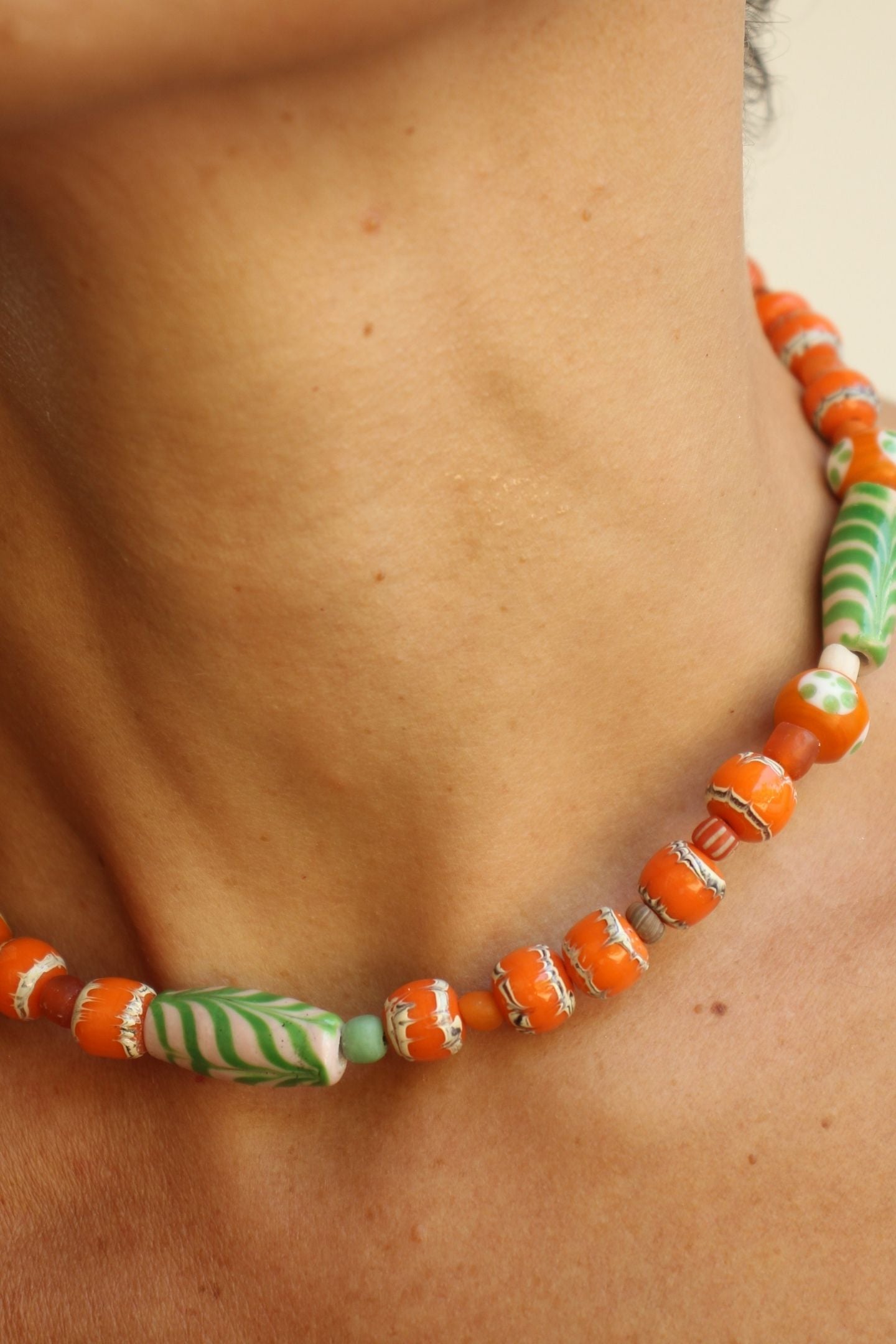 RIANG NECKLACE - Orange Lime