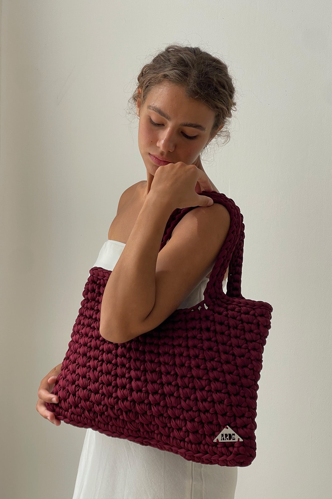 TOKYO TOTE BAG - Maroon