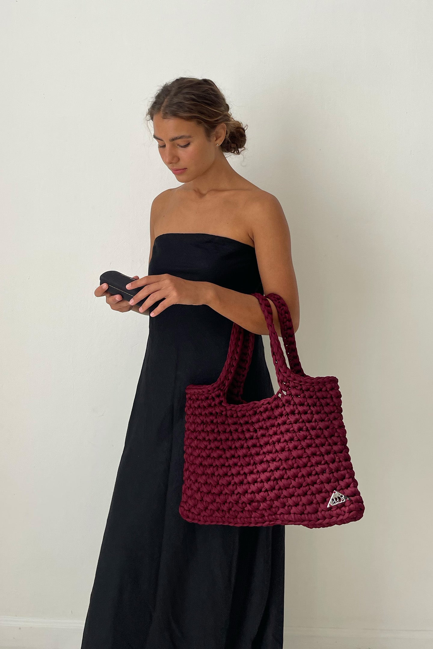 TOKYO TOTE BAG - Maroon