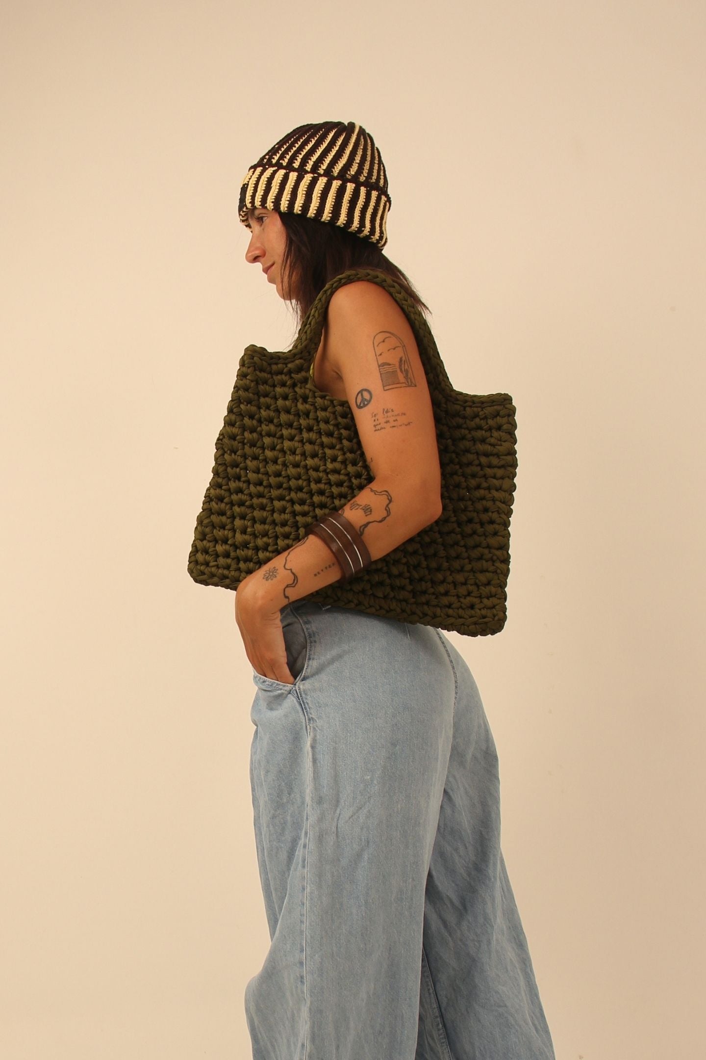 TOKYO TOTE BAG - Army