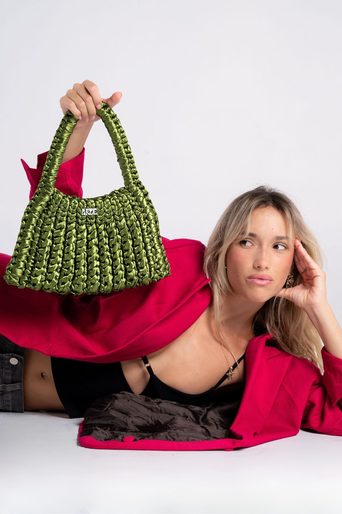 RUBY SATIN - Spring Green