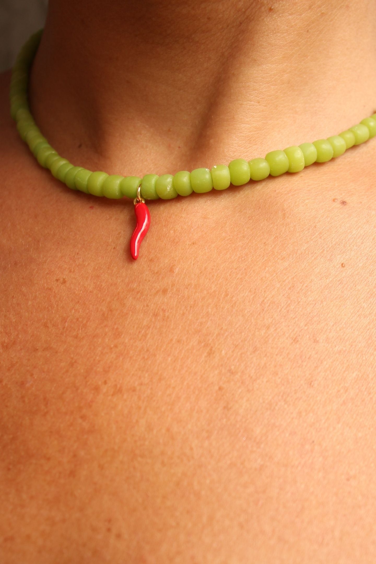 RONA NECKLACE- Chili Lime