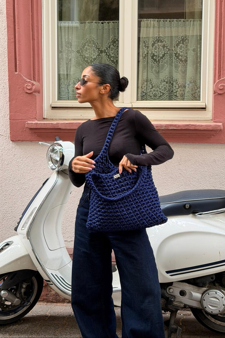 TOKYO TOTE BAG - Navy