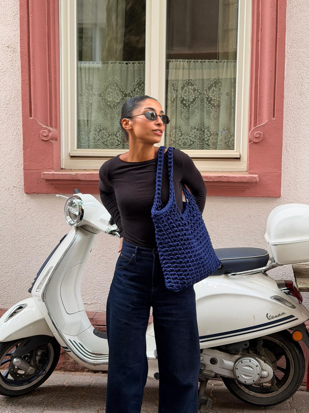 TOKYO TOTE BAG - Navy