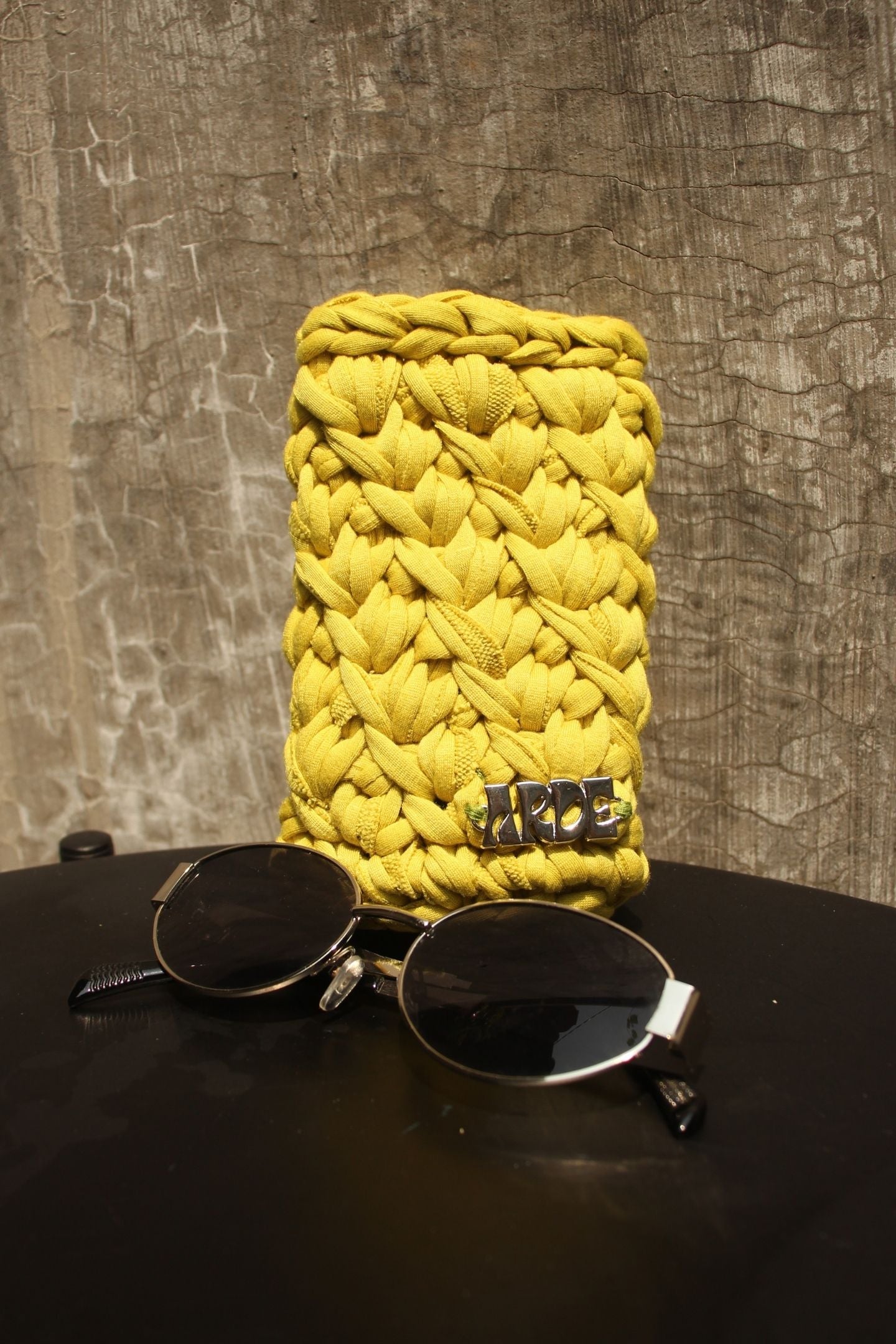 SUNGLASSES CASE - Lime