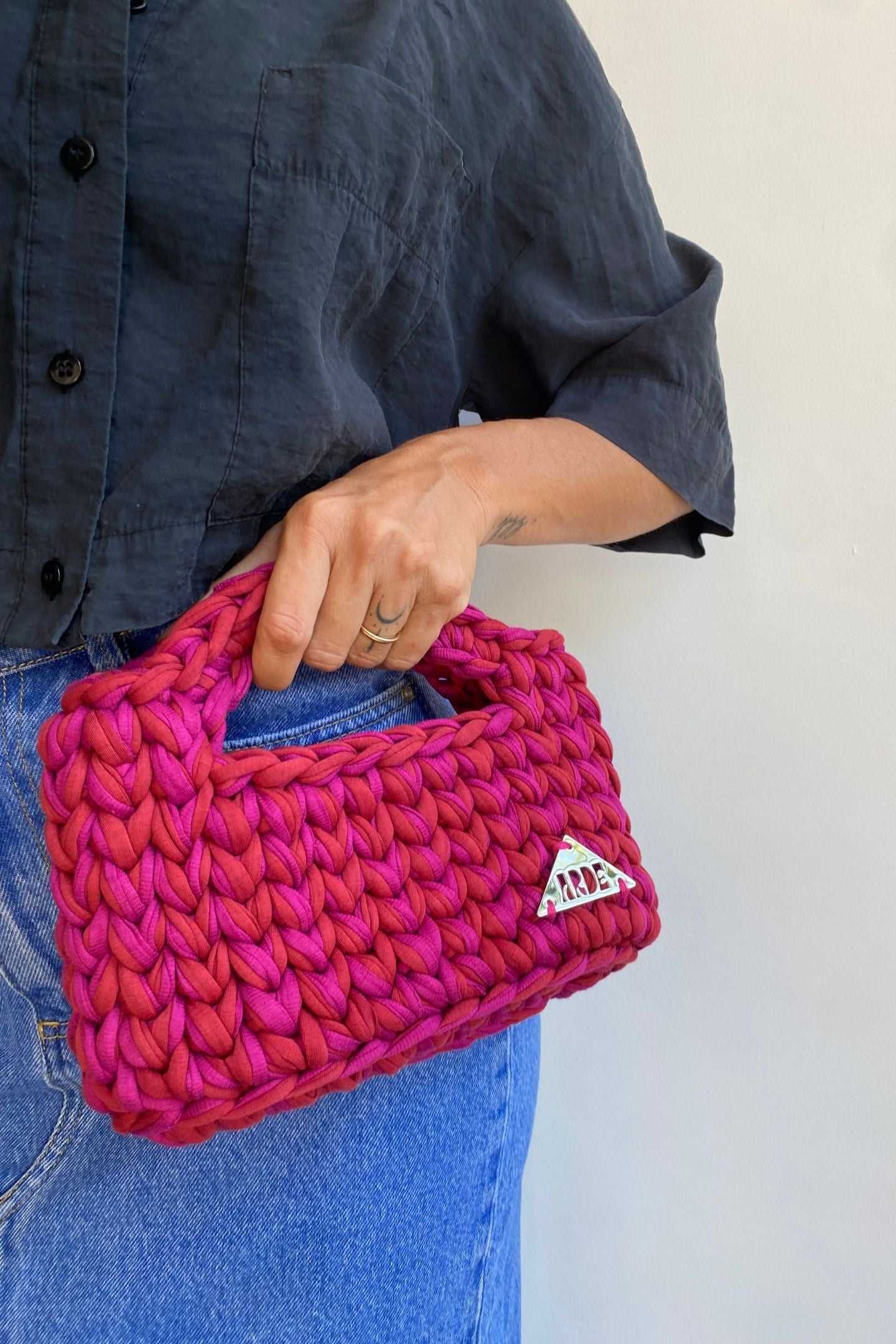 RIO MINI BASKET - Red & Fuchsia