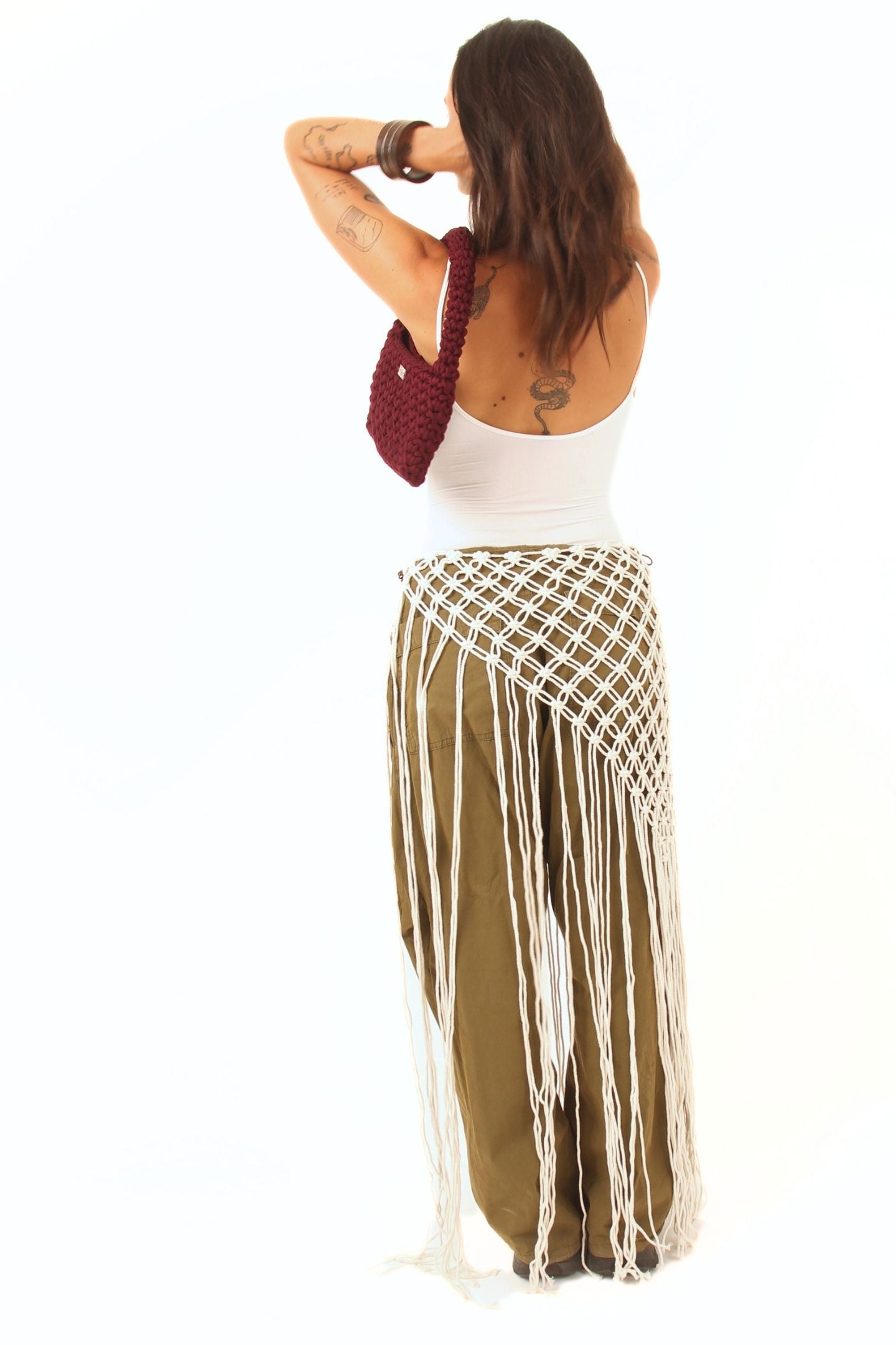 Knot Skirt - White
