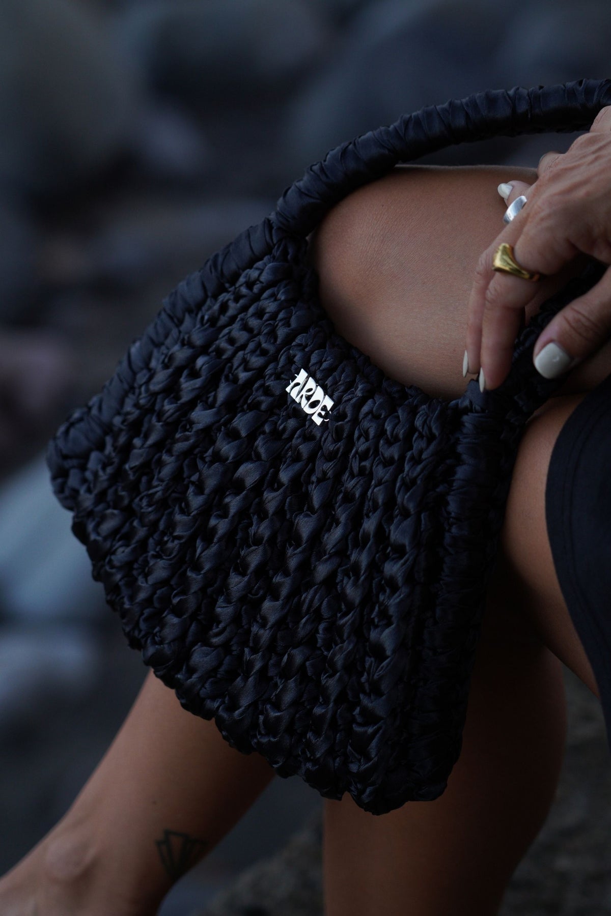 RUBY SATIN - Black
