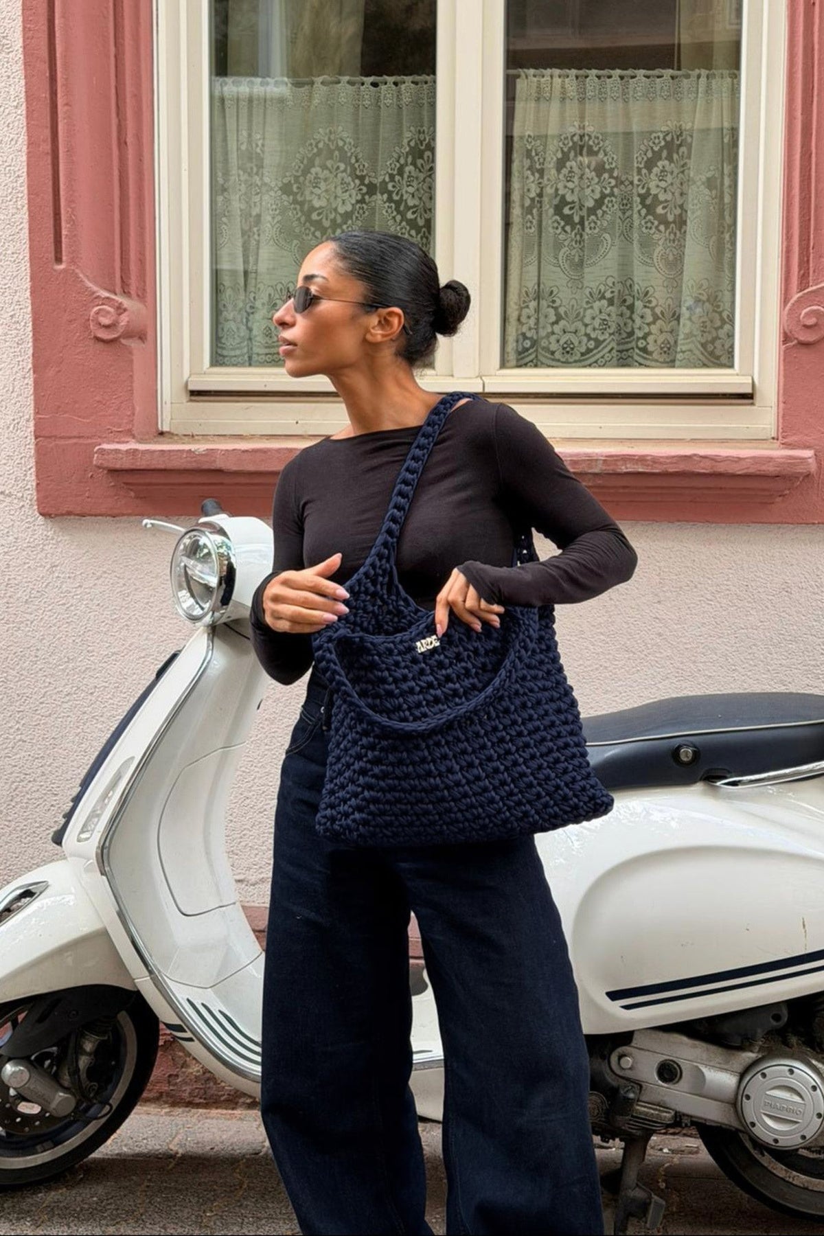 TOKYO TOTE BAG - Navy
