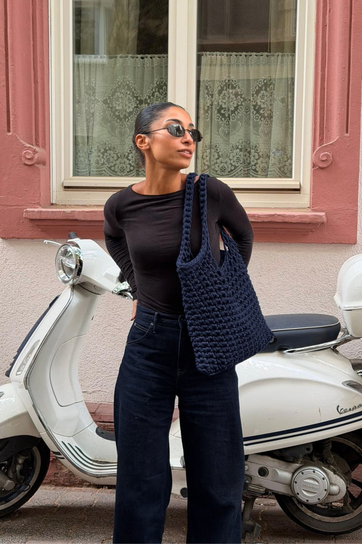 TOKYO TOTE BAG - Navy