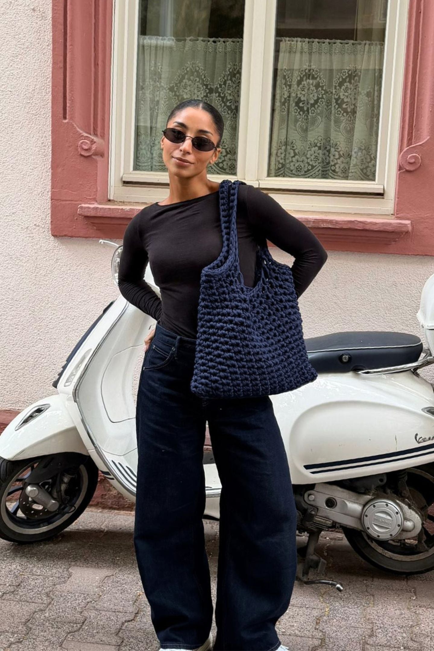 TOKYO TOTE BAG - Navy