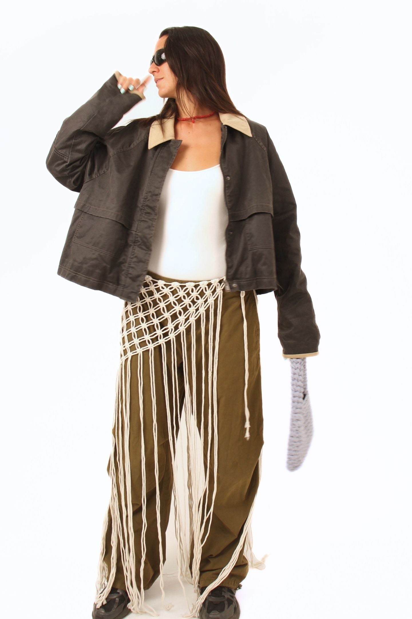 Knot Skirt - White