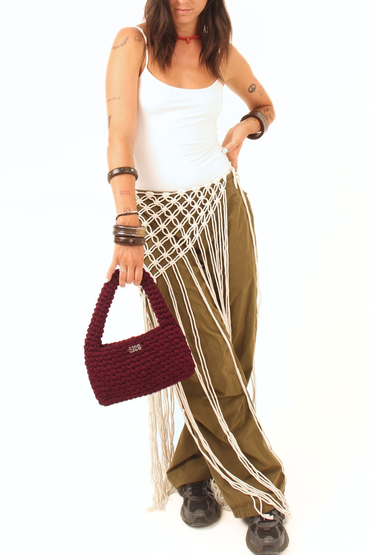 Knot Skirt - White