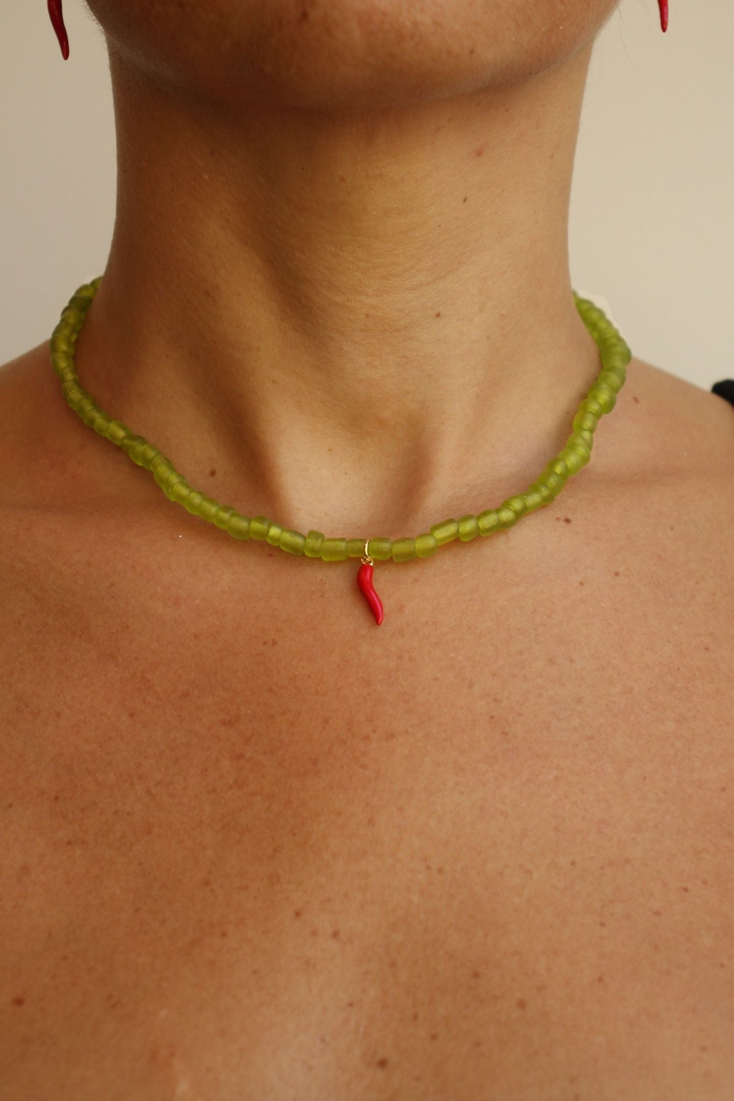 RONA NECKLACE - Chili Lime