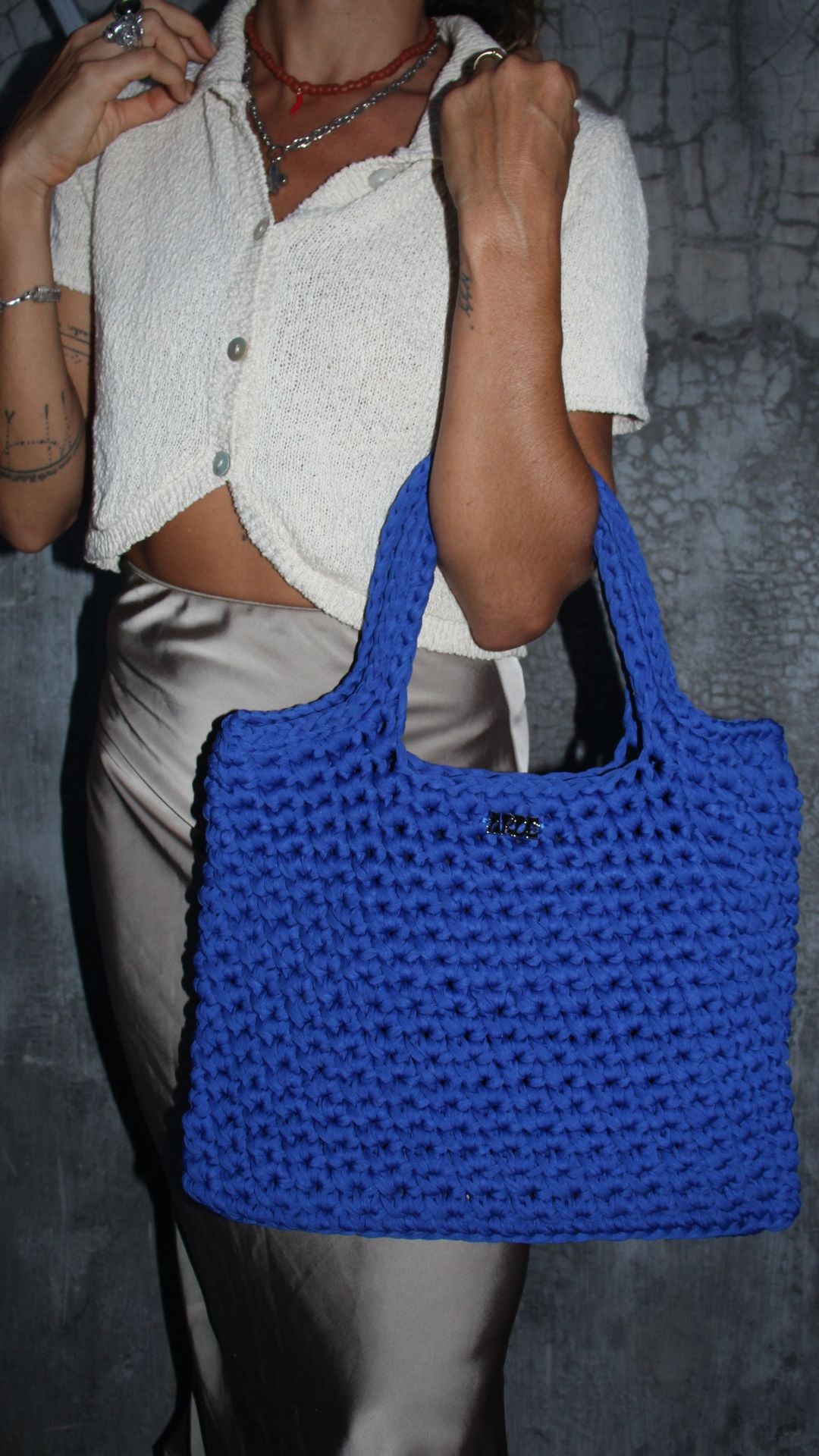 TOKYO TOTE BAG - Electric Blue