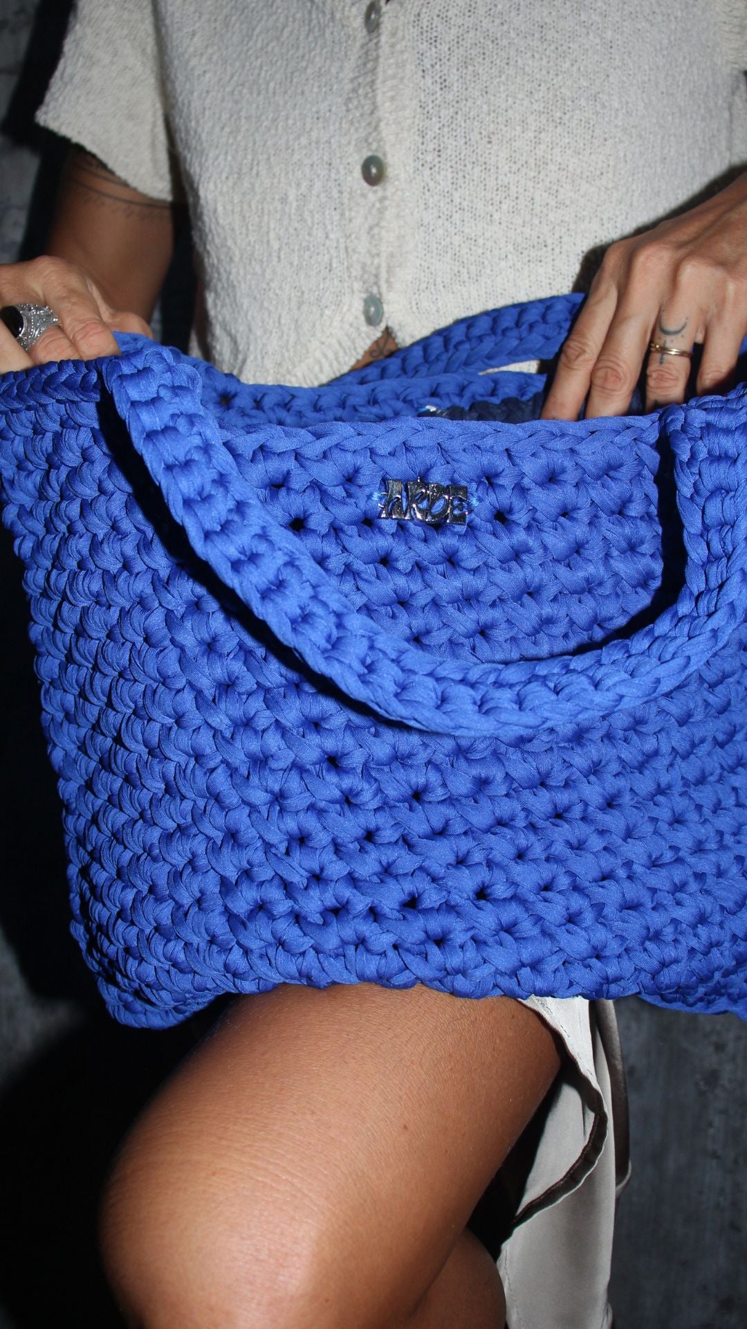 TOKYO TOTE BAG - Electric Blue