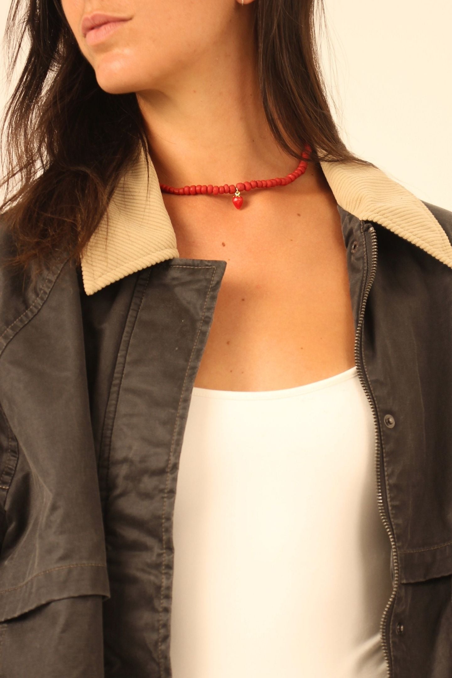 RONA NECKLACE - Red Strawberry